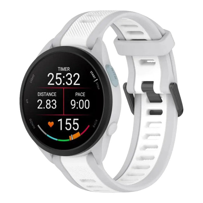 mist-grey-whitestone-garmin-forerunner-935-watch-straps-nz-dual-colour-silicone-watch-bands-aus