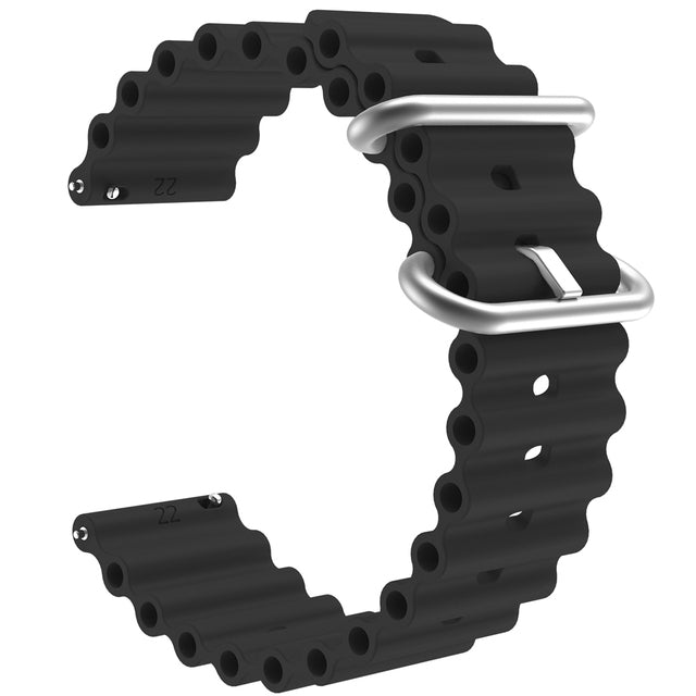 black-magnetic-sports-garmin-approach-s50-watch-straps-nz-ocean-band-silicone-watch-bands-aus