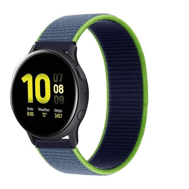 lime-garmin-quatix-7-watch-straps-nz-nylon-sports-loop-watch-bands-aus