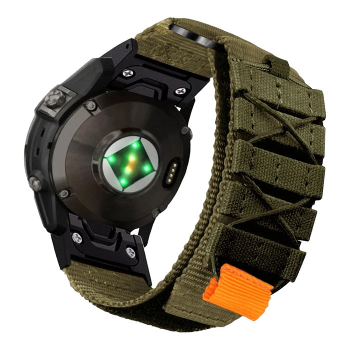 army-green-garmin-forerunner-965-watch-straps-nz-nylon-sport-watch-bands-aus