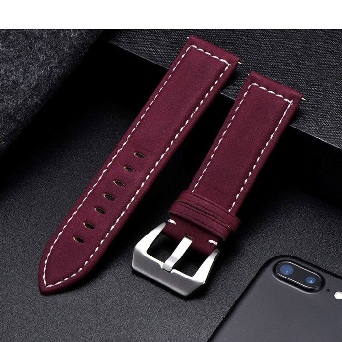 mocha-silver-buckle-fitbit-sense-2-watch-straps-nz-retro-leather-watch-bands-aus