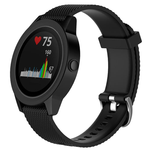 black-xiaomi-amazfit-stratos,-stratos-2-watch-straps-nz-silicone-watch-bands-aus