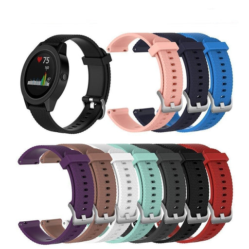 black-xiaomi-amazfit-stratos,-stratos-2-watch-straps-nz-silicone-watch-bands-aus