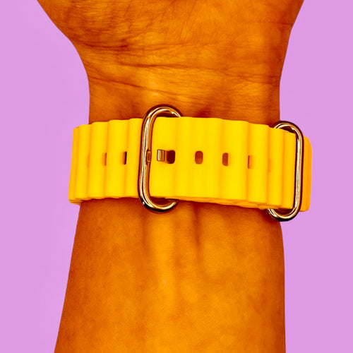 yellow-ocean-bands-garmin-instinct-e-(45mm)-watch-straps-nz-ocean-band-silicone-watch-bands-aus