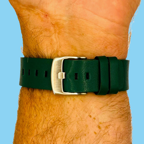 green-silver-buckle-coros-vertix-2s-watch-straps-nz-leather-watch-bands-aus