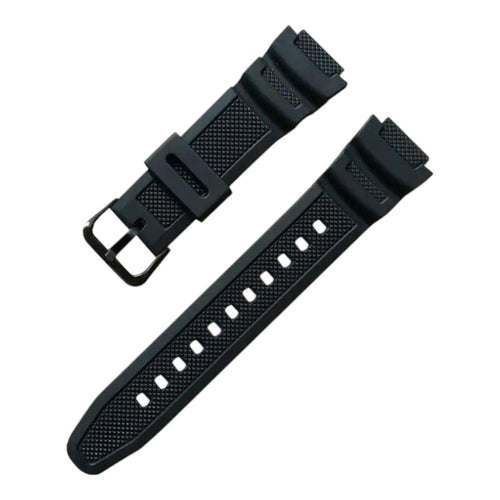 Replacement-Casio-W-735-W-800-SGW-300H-Silicone-Watch-Straps-NZ-Aus-Black