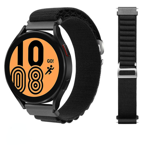 black-xiaomi-amazfit-t-rex-ultra-watch-straps-nz-alpine-loop-watch-bands-aus