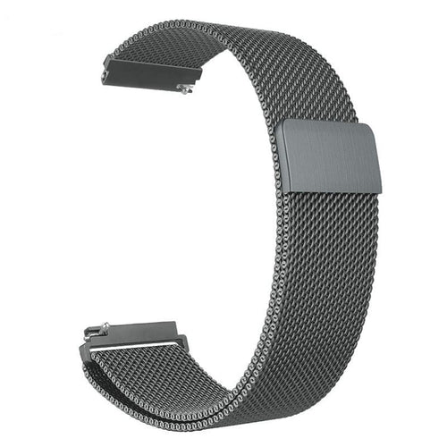 charcoal-metal-meshticwatch-5-pro-watch-straps-nz-milanese-watch-bands-aus