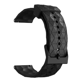 black-hex-pattern-garmin-descent-mk-1-watch-straps-nz-silicone-football-pattern-watch-bands-aus