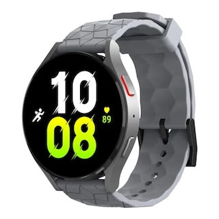 grey-hex-patterngarmin-venu-3-watch-straps-nz-silicone-football-pattern-watch-bands-aus