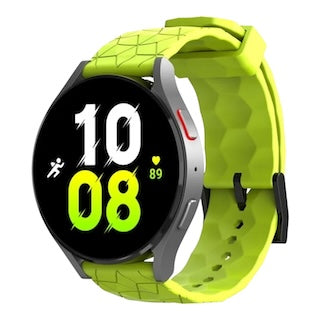 lime-green-hex-patternmvmt-20mm-range-watch-straps-nz-silicone-football-pattern-watch-bands-aus