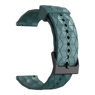 stone-green-hex-patternluminox-22mm-range-watch-straps-nz-silicone-football-pattern-watch-bands-aus