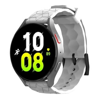 white-hex-pattern-garmin-descent-mk-2-mk-2i-watch-straps-nz-silicone-football-pattern-watch-bands-aus