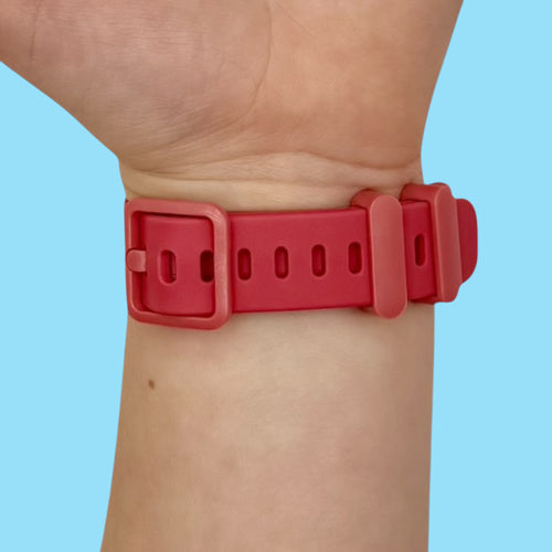 fitbit-ace-3-Silicone-Watch-Straps-red