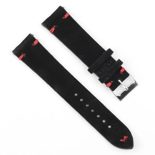 black-red-garmin-forerunner-745-watch-straps-nz-suede-watch-bands-aus