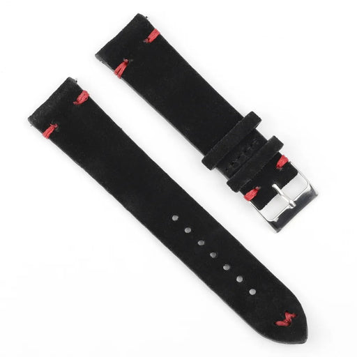 black-red-withings-scanwatch-(38mm)-scanwatch-light-watch-straps-nz-suede-watch-bands-aus