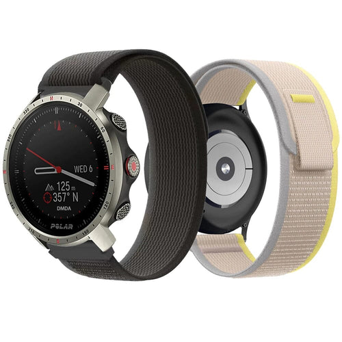 black-grey-orange-polar-vantage-m3-watch-straps-nz-trail-loop-watch-bands-aus