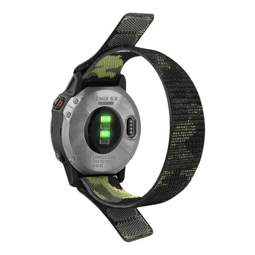 replacement-nylon-watch-strap-for-garmin-ultrafit-range-nz-aus-patterned-green-camo