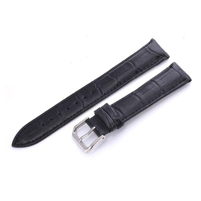 black-garmin-venu-2s-watch-straps-nz-snakeskin-leather-watch-bands-aus