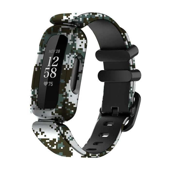 replacement-Silicone-Fitbit-Ace-3-watch-straps-camo