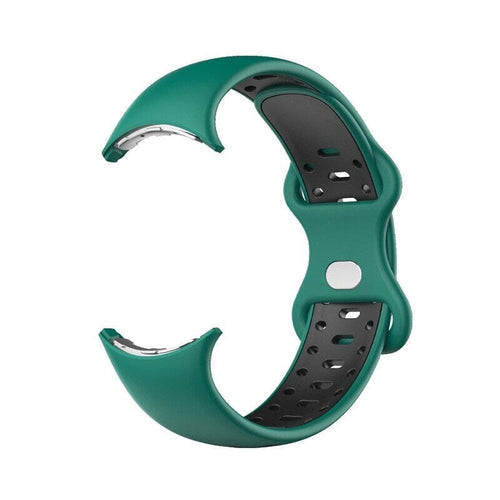 google-pixel-watch-straps-nz-bands-aus-green-black