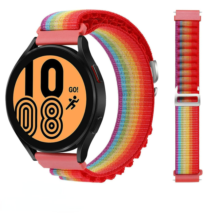 rainbow-pride-ticwatch-gth-watch-straps-nz-alpine-loop-watch-bands-aus