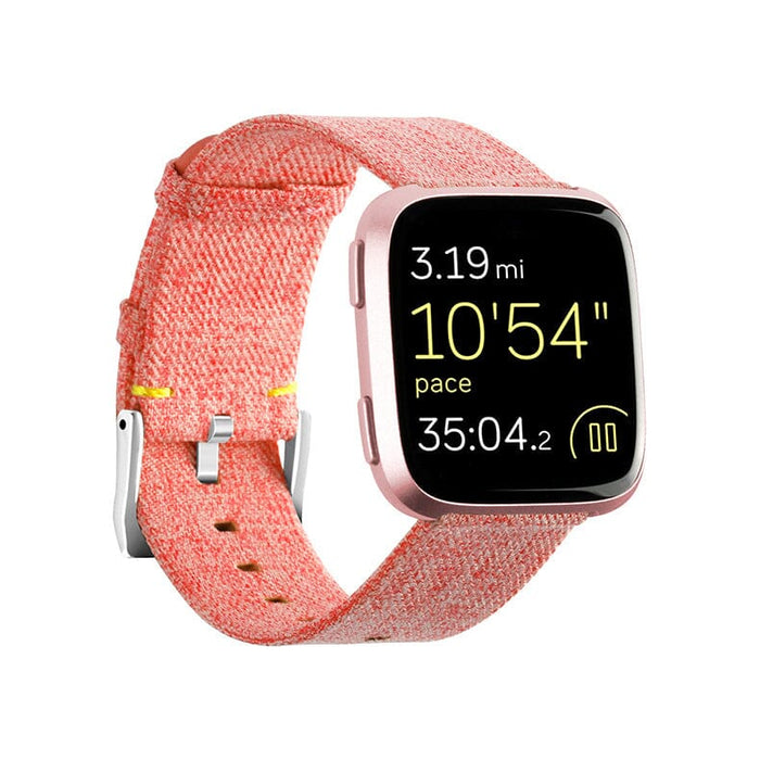 fitbit-versa-watch-straps-nz-sense-canvas-watch-bands-aus-peach