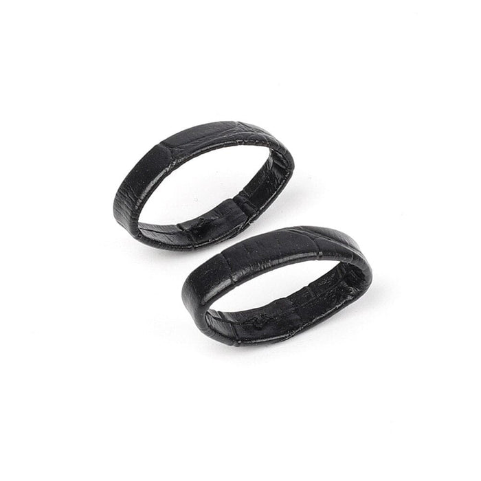 Pair of Leather Watch Strap Band Keepers Loops Compatible with the MVMT 20mm Range